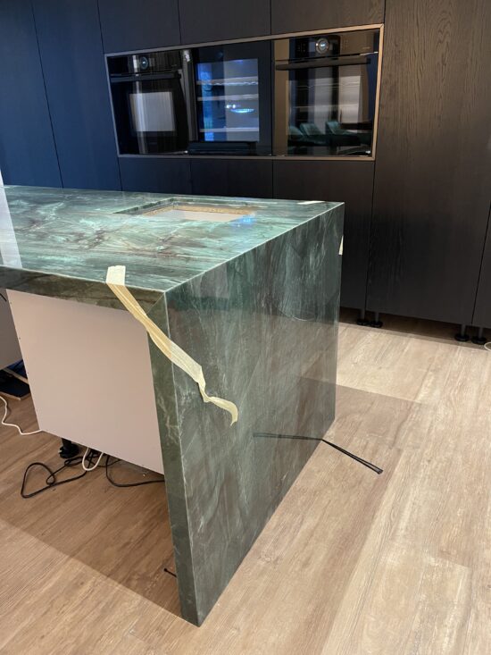 Keukenblad kwartsiet Emerald Green